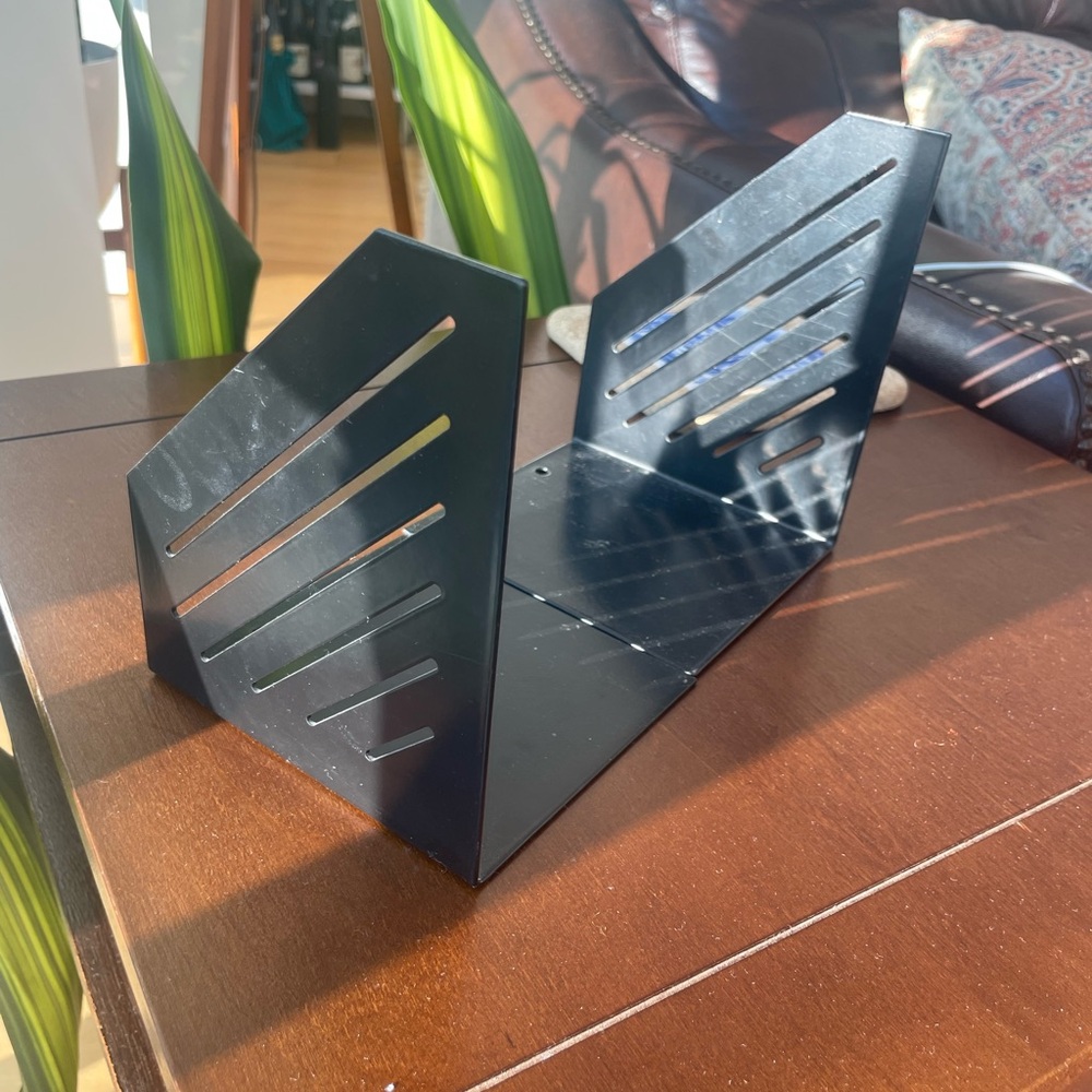 Metal Bookends - Black